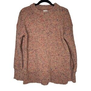 Lou and Grey for loft Womens Sweater Confetti Nylon Textured Oversized S…